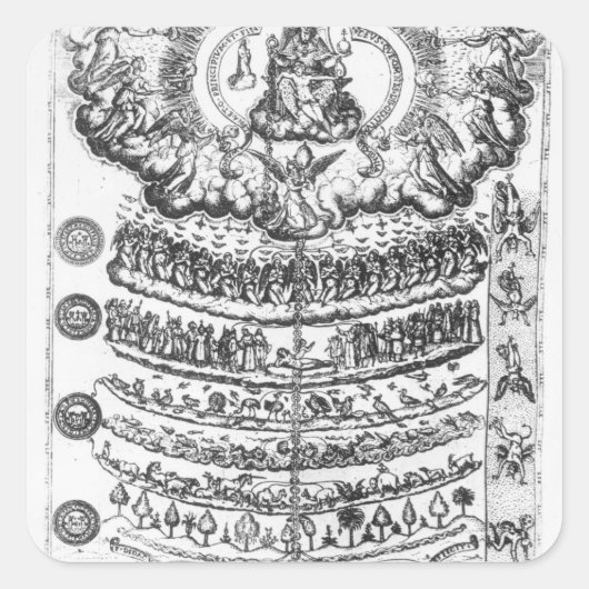 レト素晴らしリカ・クリスティアナの存在の連鎖 スクエアシール (正面)