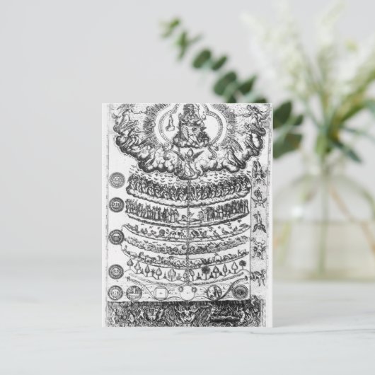 レト素晴らしリカ・クリスティアナの存在の連鎖 ポストカード (スタンド正面)