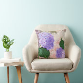 レドゥテパープルフラワーズ装飾用クッション クッション (椅子)