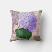 レドゥテパープルフラワーズ装飾用クッション クッション (裏面)