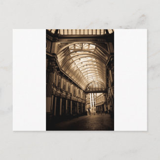レドゥンホールマーケットロンドンセピア調色 ポストカード