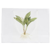 レドゥーテの谷のユリ(Convallaria majalis) ラージペーパーバッグ (裏面)