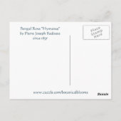 レドテイラストレーションベンガルバラハイマネ ポストカード (裏面)