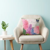 レドテピンクアジサイフランスのアクセント装飾用クッション クッション (椅子)