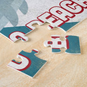 レドンドビーチドルフィンヴィンテージトラベル ジグソーパズル (側面)