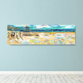 レドンドビーチバレーボール キャンバスプリント (インサイチュ (ウッドフロア))