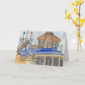 レドンドビーチピア#2 カード (黄色い花)