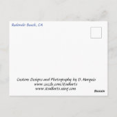 レドンドビーチ#4はがき ポストカード (裏面)