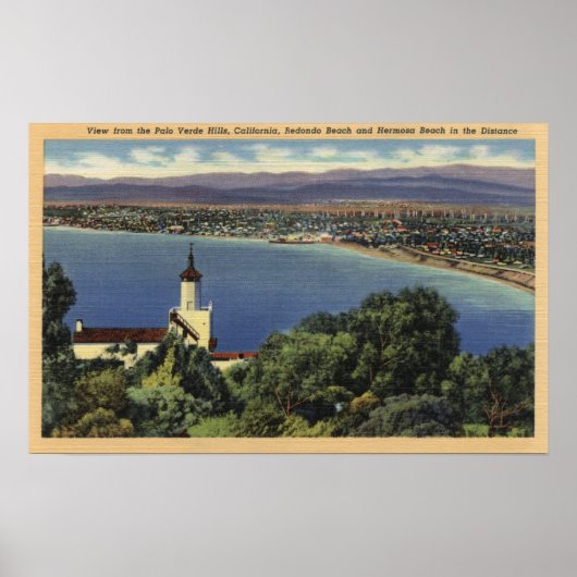 レドンド&エルモザビーチの表示 ポスター (正面)