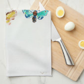 レドン五蝶 キッチンタオル (四つ折り)