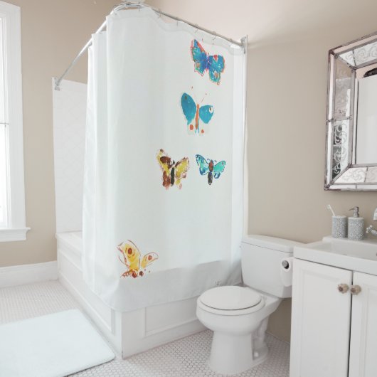 レドン五蝶 シャワーカーテン (インサイチュ)