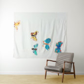 レドン五蝶 タペストリー (インサイチュ(横))