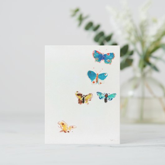 レドン五蝶 ポストカード (スタンド正面)