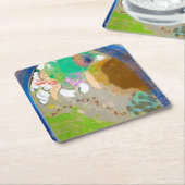 レドン・ウィンドンの女 スクエアペーパーコースター (アングル)