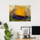 レドン – ミステリアスなボート ポスター (ホームオフィス)