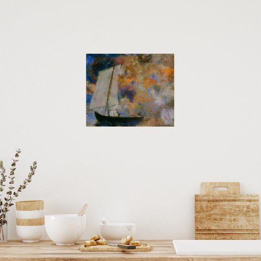 レドン – 花雲 ポスター (キッチン)