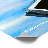 レドーブーツ店レトロネオンサインのポスター ポスター (角)