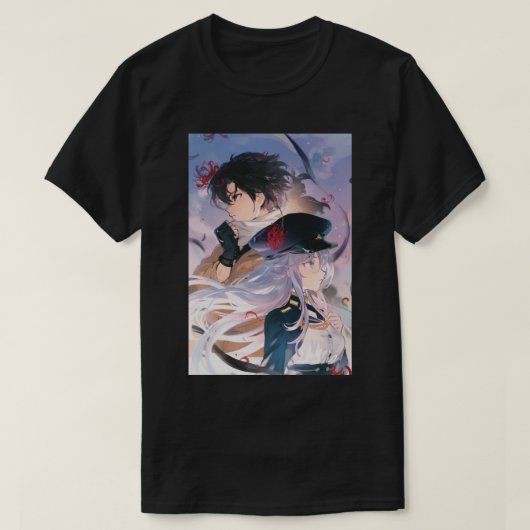 レナとシン – 86 86 Tシャツ (デザイン正面)
