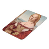 レナザンス・ユニコーンとレディ・ラファエル絵画ズ マグネット (左側)