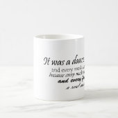 レナード・コーエンの引用文のマグ コーヒーマグカップ (中央)