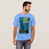 レナード・コーエン「Famous Blue Raincoat」レトロな友達 Tシャツ (正面フル)