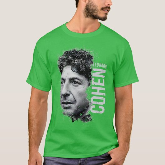 レナード・コーエン Tシャツ (正面)