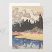 レニア山（レンイヤマ）アメリカシリーズ 堀越 招待状 (正面/裏面)