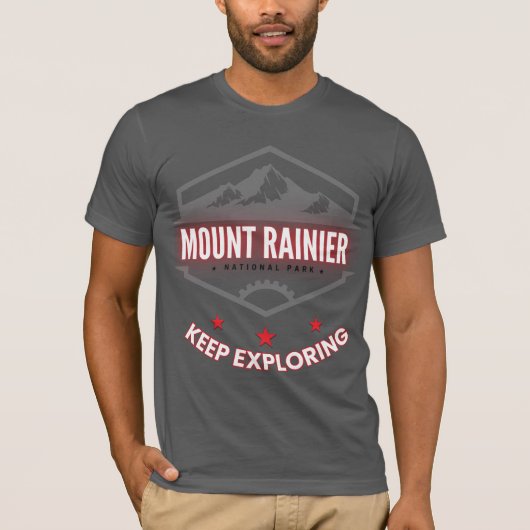 レニエ山国立公園 Tシャツ (正面)