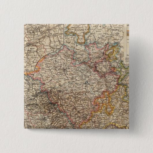 レニッシュ·プルシア、ウェストファリア、ヘッセ·ナッソー 缶バッジ (正面)