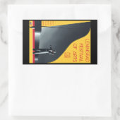 レニングラードフェスティバルオブザアーツ 長方形シール (バッグ)