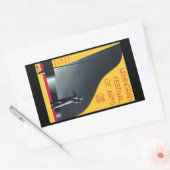 レニングラードフェスティバルオブザアーツ 長方形シール (封筒)