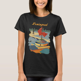 レニングラード ロシア 都市 レトロ 旅行 Tシャツ