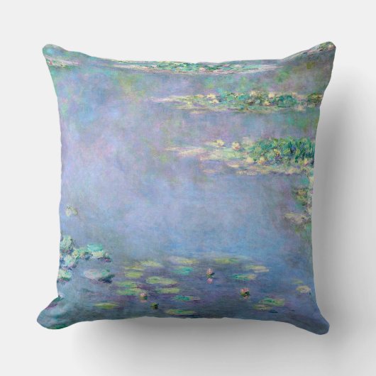 レニンフェアスウォーターリリー1906モネファインアート クッション (正面)