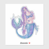 レニーによるクリスタルマーメイドステッカー シール (シート)