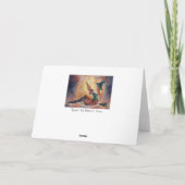 レニーによるジンジャーハロウィーンの魔女グリーティングカード カード (裏面)