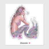 レニーの乗馬付き珊瑚人魚 シール (シート)