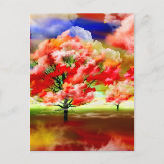 レニー雲によるバラの海 ポストカード