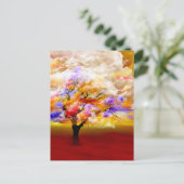 レニー雲によるバラの海 ポストカード (スタンド正面)