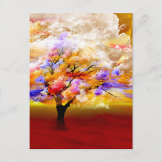 レニー雲によるバラの海 ポストカード