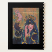 レニー・ラヴォワによるエジプト女神のバステットの芸術 プランナー手帳 (裏面)