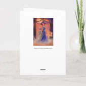 レニー・ラヴォワによるハロウィーンの魔女とウルフカード カード (裏面)