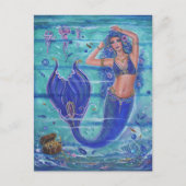 レニー・ラヴォワによるマーメイズの宝物芸術 シーズンポストカード (正面)