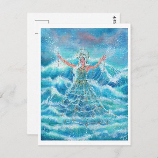 レニー・ラヴォワによる人魚の海の妖術 ポストカード (正面/裏面)
