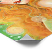 レニー・ラヴォワによる熱帯魚アートのマーメイド ポスター (角)