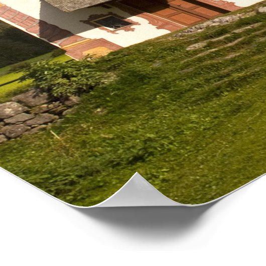 レヌイという美しい孤立した孤独な教会 ポスター (角)