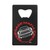 レネガデマフィアクルーボトルオープナー クレジットカード栓抜き (裏面)