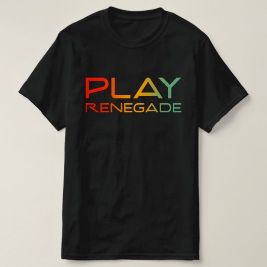 レネガ遊デー Tシャツ (デザイン正面)
