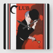 レネグルクラブウォールクロック スクエア壁時計 (正面)