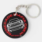 レネゲードマフィアのクルーのロゴキーチェーン キーホルダー (裏面)