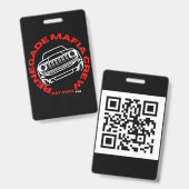 レネゲードマフィアのクルーバッジ バッジ (表裏)